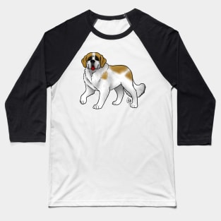 Dog - Saint Bernard - Brown and White Baseball T-Shirt